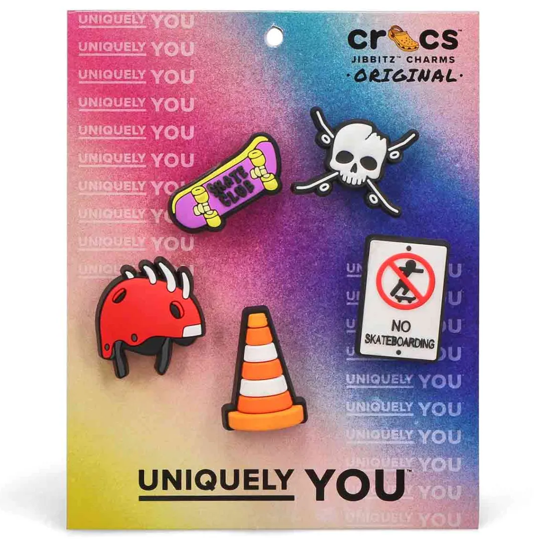 Jibbitz Skateboard is Life 5 Pack Accessory