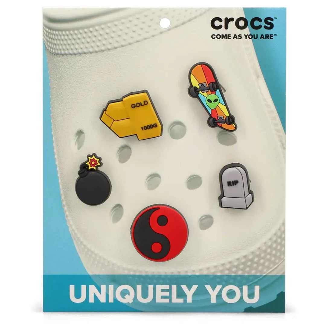 Jibbitz Skateboard is Life 5 Pack Accessory