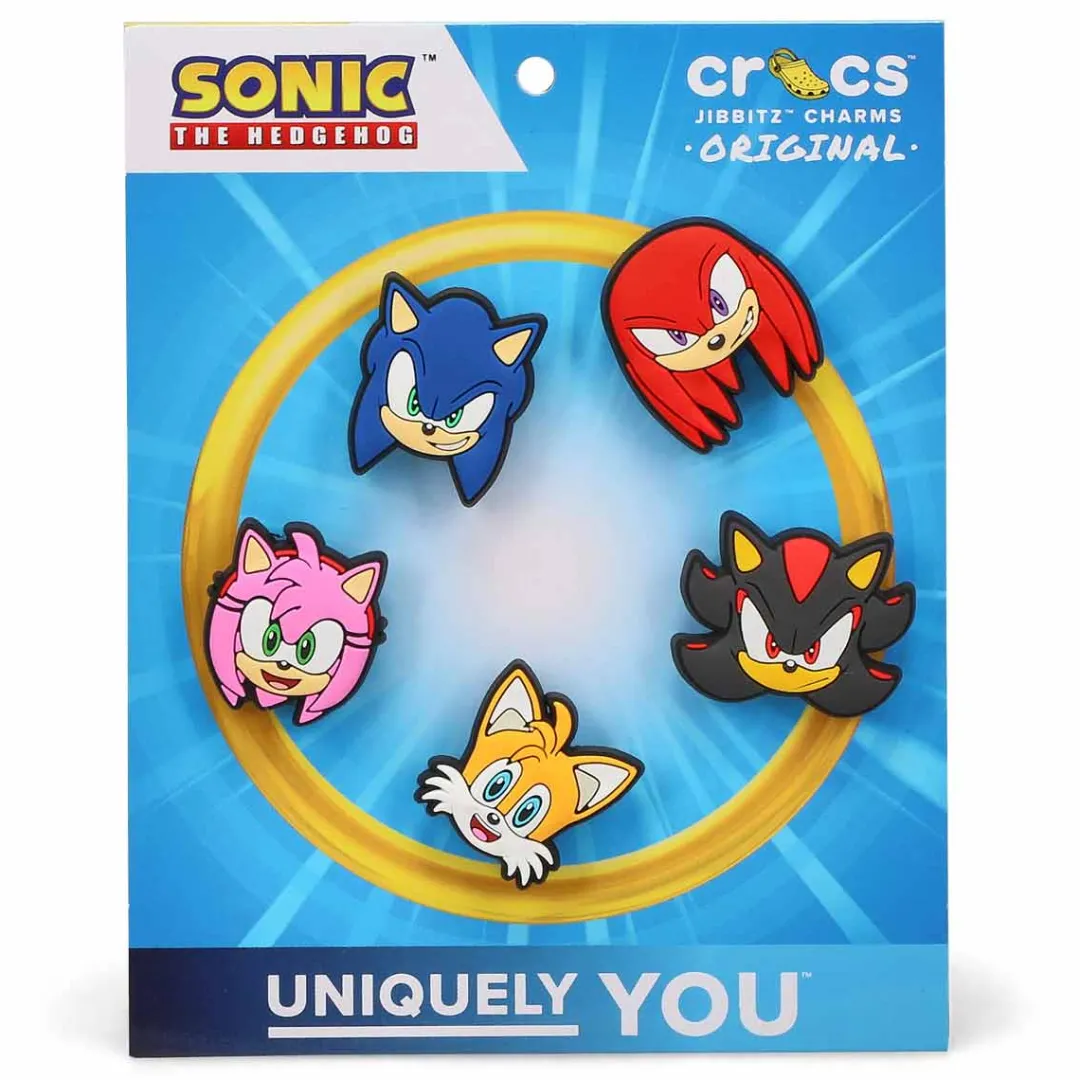 Jibbitz Sonic The Hedgehog 5 Pack Accessory